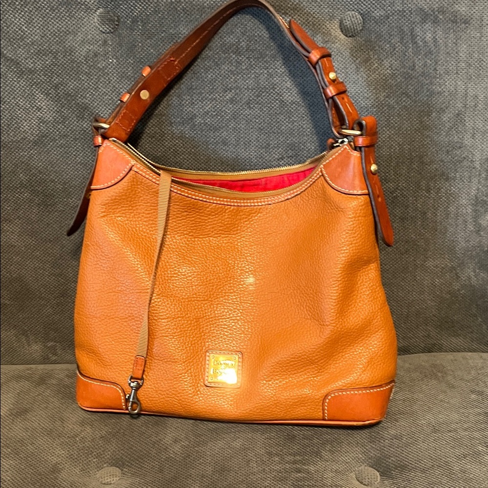 Dooney & Bourke Brown Leather Hobo Bag